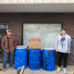 We have become known for our Blue Barrel drop offs in front of our storage