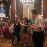 For the second year in a room, The Board of Realtors honors us as a recipient of their Fiesta Fun Day. Our very own Jerrica tries to help board members win Ring Toss.